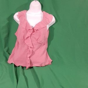 DKNY silk pink Tank Top size 14